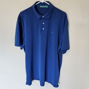 Southern Tide Club Performance Golf Polo Shirt  - Size XL - Blue